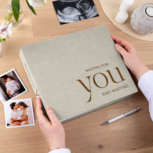 Picture of Linen Pregnancy Book 