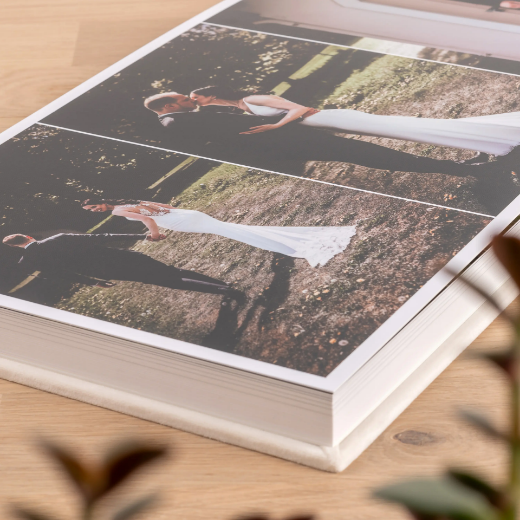 Picture of Velvet Lay Flat Photo Book, Size M (8x10", 8x12", 10x8", 12x8", 10x10", 12x12")