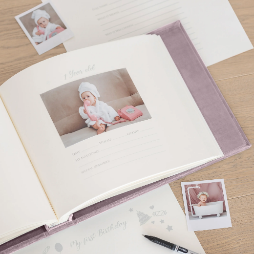 Picture of Velvet Baby Photo Book Photo Window #151