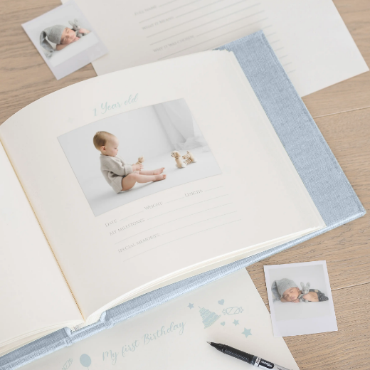 Picture of Linen Baby Photo Book  #152