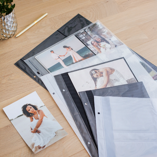 Luxury wedding photo albums, guest books, keepsake boxes - Arcoalbum. Slip  in Wedding Photo Albums 4x6