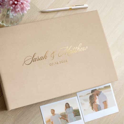 Picture of Macau Soft Wedding Guest Book #270