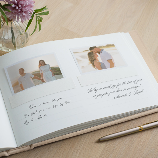 Picture of Macau Soft Wedding Guest Book #270