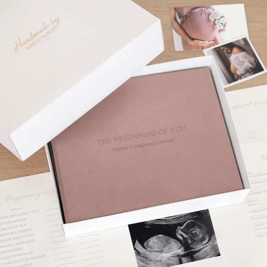 Picture of Leather Pregnancy Book