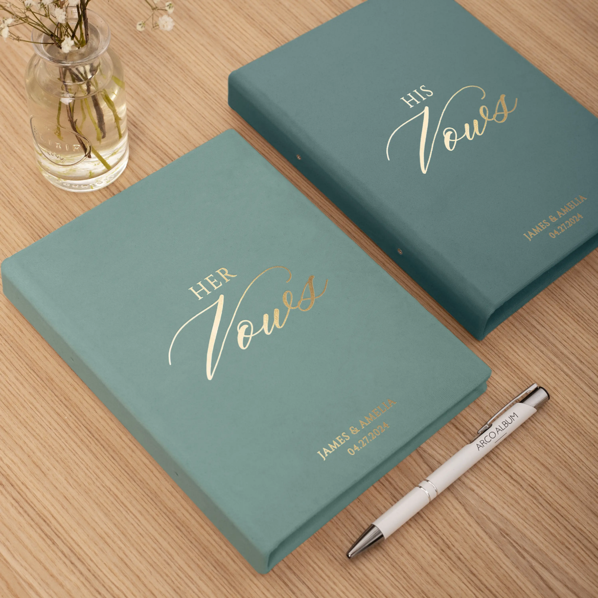 Picture of Set of 2 Velvet Vow Books, #W208