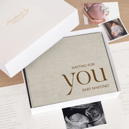 Picture of Linen Pregnancy Book