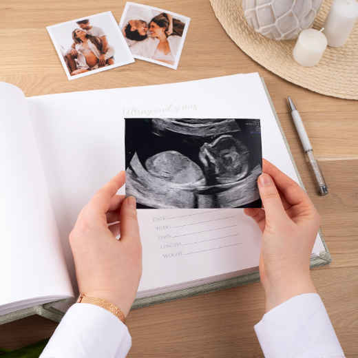 Picture of Linen Pregnancy Book