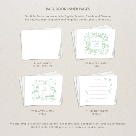 Picture of Eco Leather Baby Photo Book #95