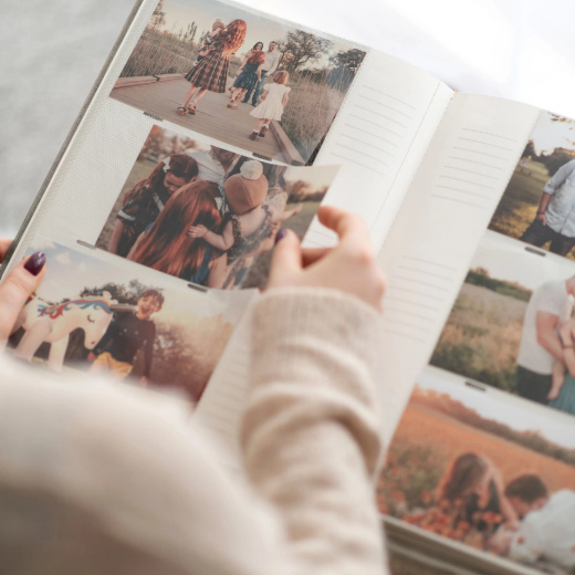 Picture of Linen Slip In Photo Album for 300 4x6 Photos