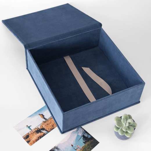 Picture of Suede Keepsake Box