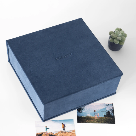 Picture of Suede Keepsake Box