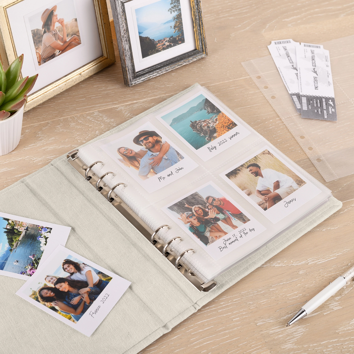 Picture of Linen Instax Square Photo Album