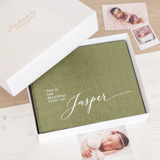 Picture of Linen Baby Photo Book