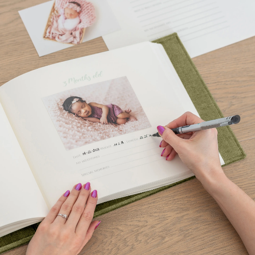 Picture of Linen Baby Photo Book