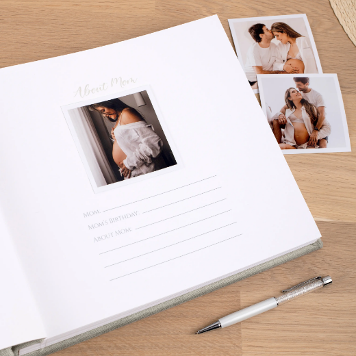 Picture of Linen Pregnancy Book