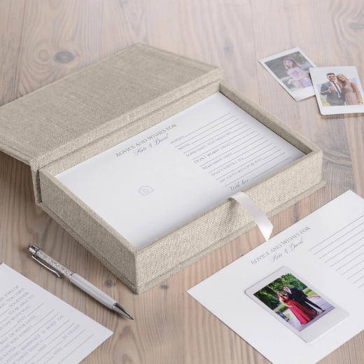 Picture of Linen Box + Wedding Advice Cards