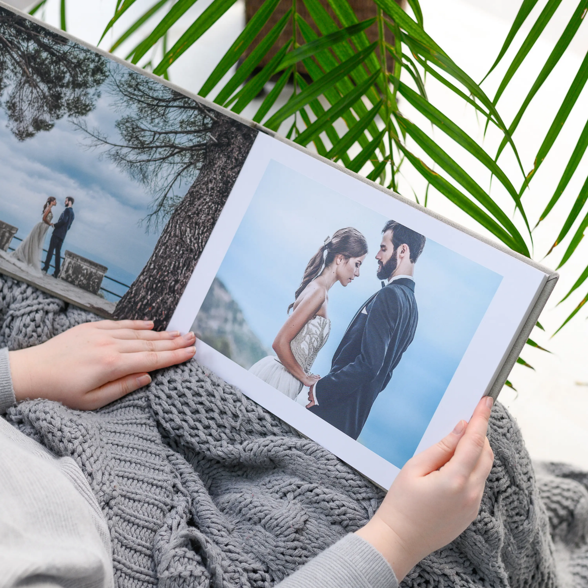Picture of Eco Leather Lay Flat Photo Album, Size S (6x8", 8x6", 8x8")