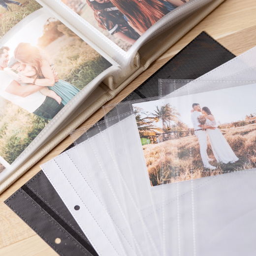 Picture of Eco Leather Slip In Photo Album for 100-1000 4x6 Photos