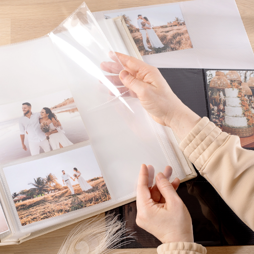 Picture of Leather Slip In Photo Album for 100-1000 4x6 Photos