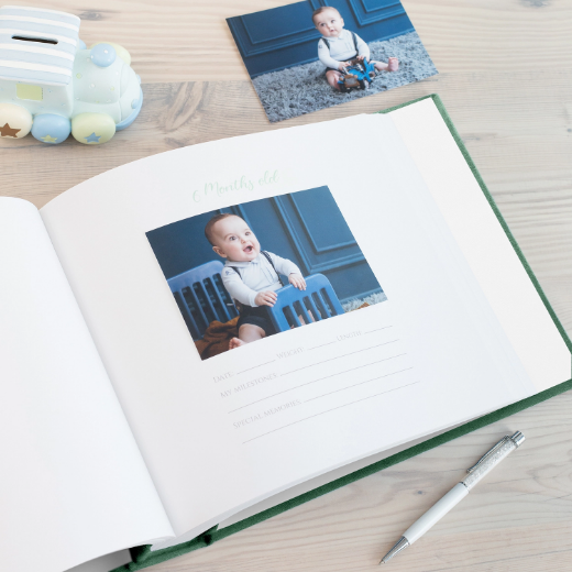 Picture of Suede Baby Photo Book