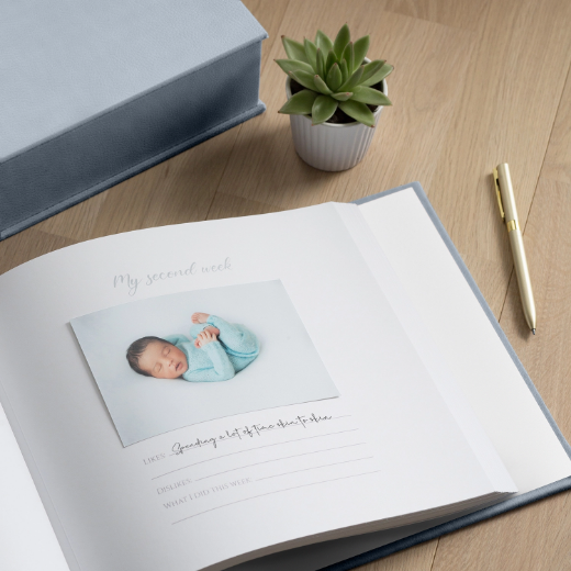 Picture of Leather Baby Photo Book