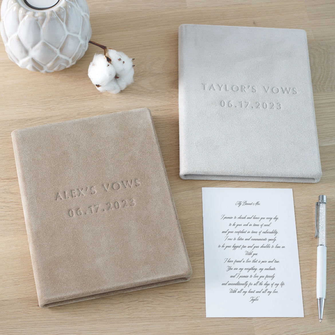 Picture of Suede Vow Book