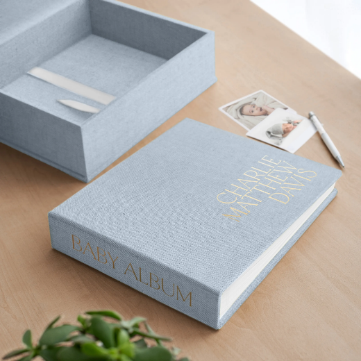 Picture of Linen Baby Photo Book