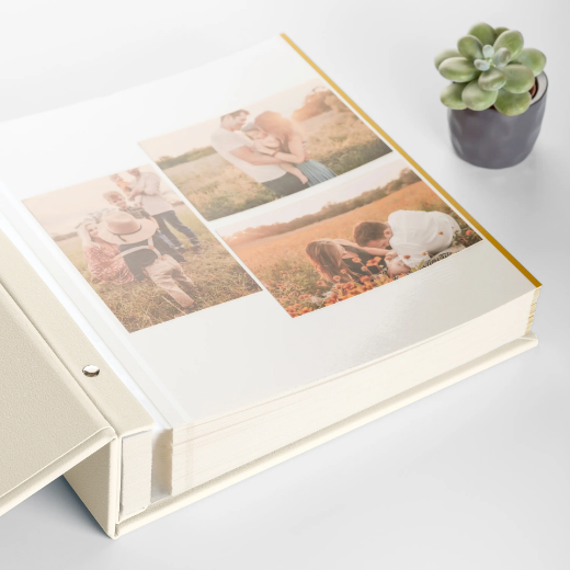 Picture of Eco Leather Self Adhesive Photo Album Photo Window