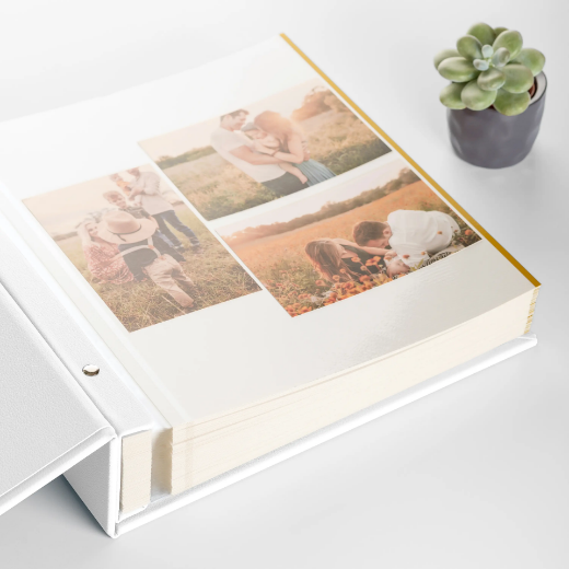 Picture of Leather Self Adhesive Photo Album, Photo Window