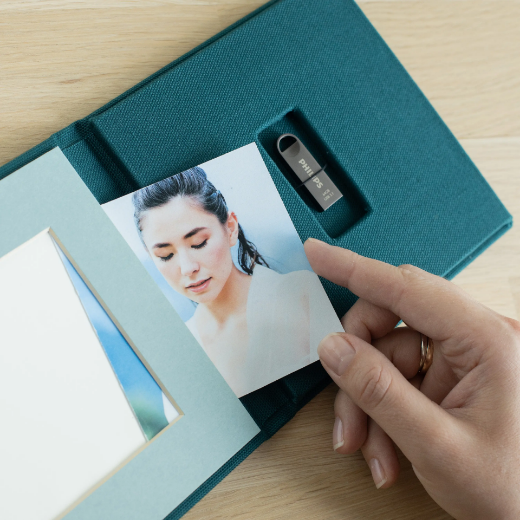 Picture of Linen USB Box