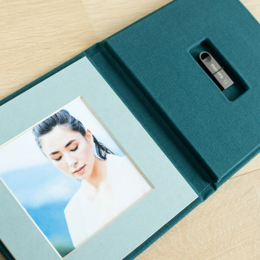 Picture of Linen USB Box