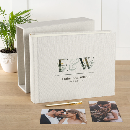 Picture of Linen Traditional Photo Album #W93UV