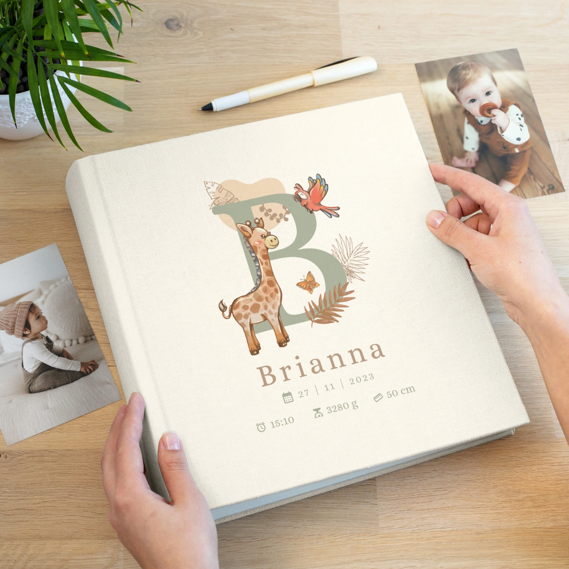 Picture of Linen Baby Traditional Photo Album