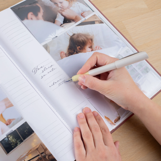 Picture of Velvet Baby Slip In Photo Album for 300 4x6 Photos