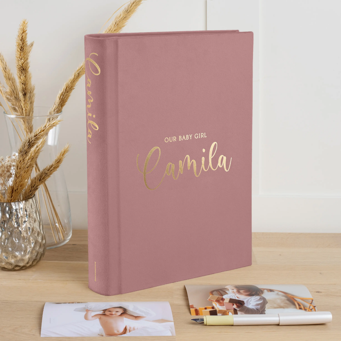 Picture of Velvet Baby Slip In Photo Album for 300 4x6 Photos