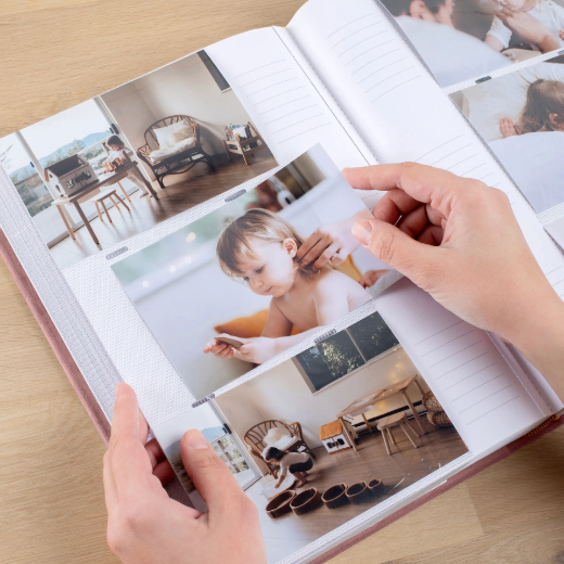 Picture of Velvet Baby Slip In Photo Album for 300 4x6 Photos