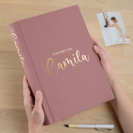 Picture of Velvet Baby Slip In Photo Album for 300 4x6 Photos