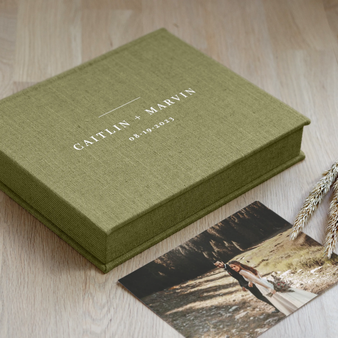 Picture of Linen Keepsake Box