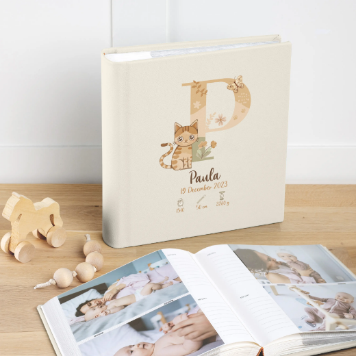 Picture of Eco Leather Baby Slip In Photo Album for 200 4x6 Photos