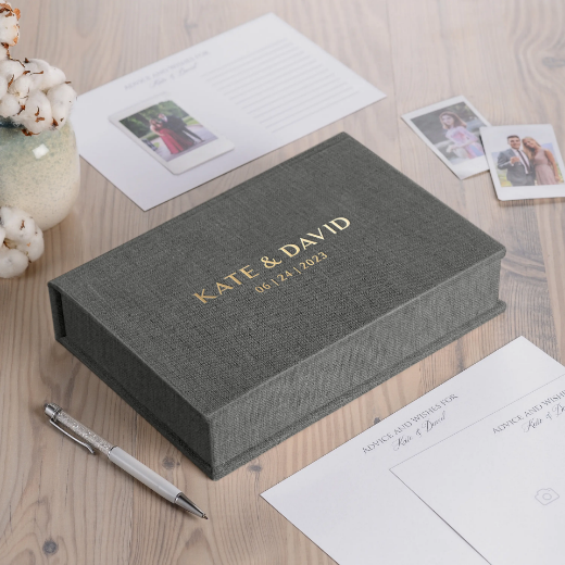 Picture of Linen Box + Wedding Advice Cards