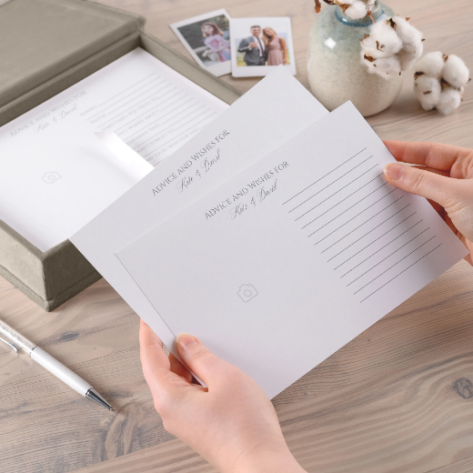 Picture of Velvet Box  + Wedding Advice Cards