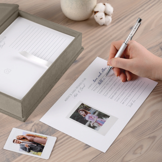 Picture of Velvet Box  + Wedding Advice Cards