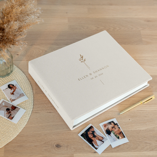 Picture of Velvet Wedding Guest Book