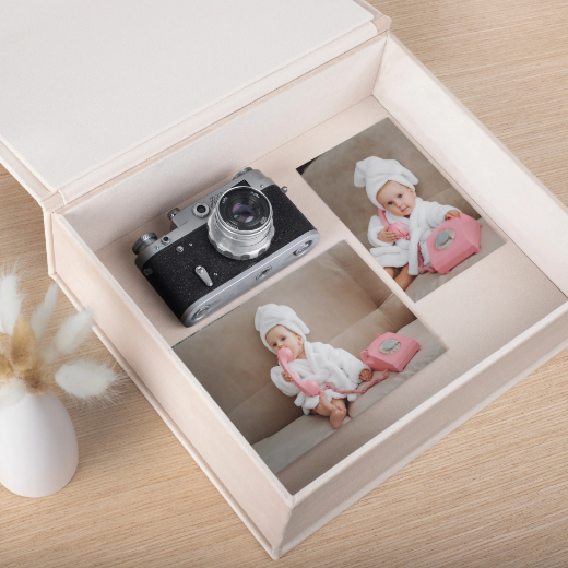 Picture of Velvet Baby Keepsake Box