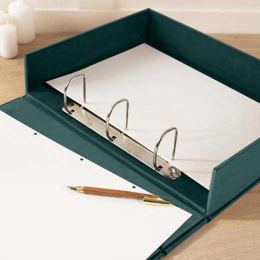 Picture of Velvet Ring Binder Box