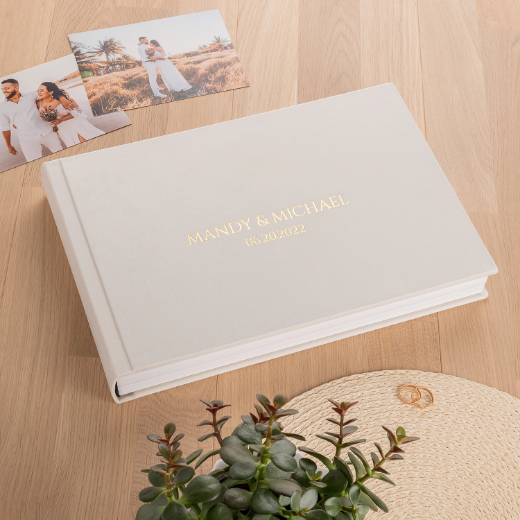 Picture of Velvet Lay Flat Photo Album, Size S (6x8", 8x6", 8x8")