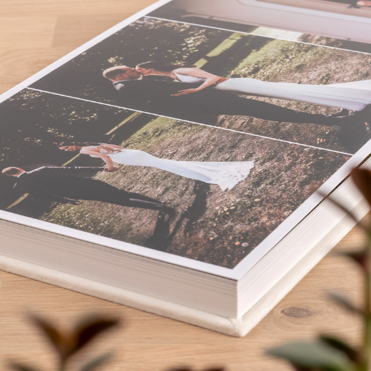 Picture of Velvet Lay Flat Photo Album, Size S (6x8", 8x6", 8x8")