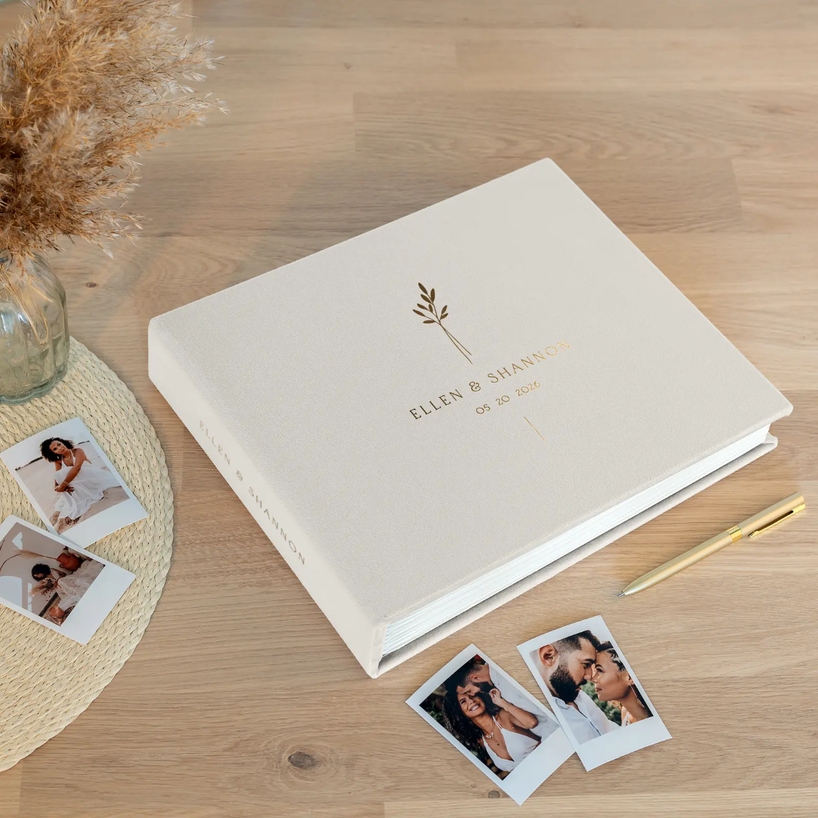 Picture of Velvet Wedding Guest Book
