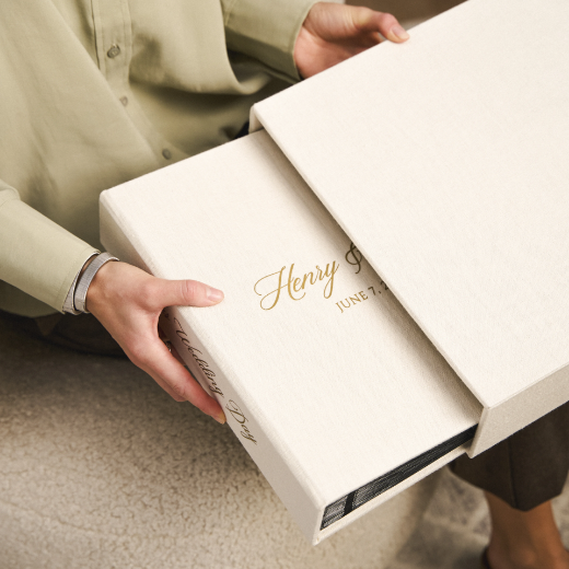 Picture of Linen Slip In Photo Album for 100-1000 4x6 Photos