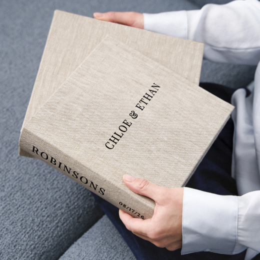 Picture of Linen Slip In Photo Album for 200 4x6 or 5x7 Photos